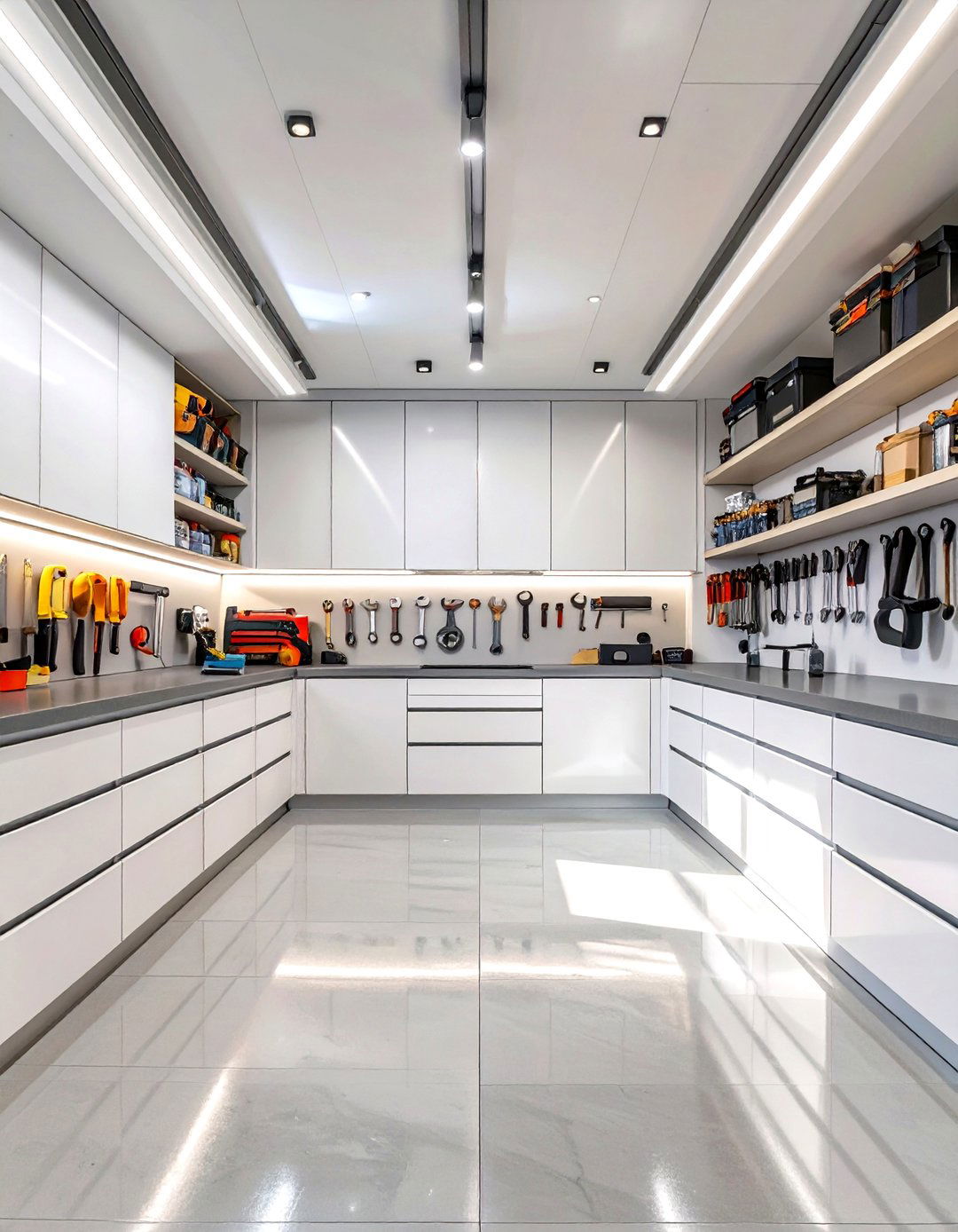 The Minimalists Hidden Storage - 30 garage tool organization ideas