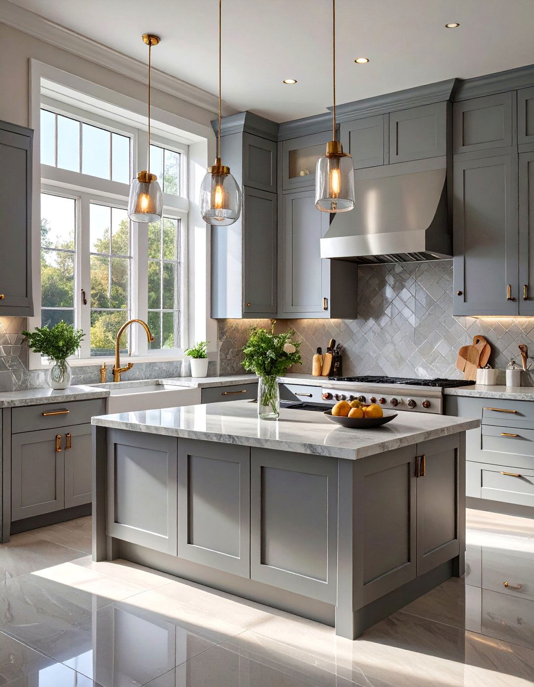 The Mirrored Edge Trim - 30 backsplash edge trim ideas