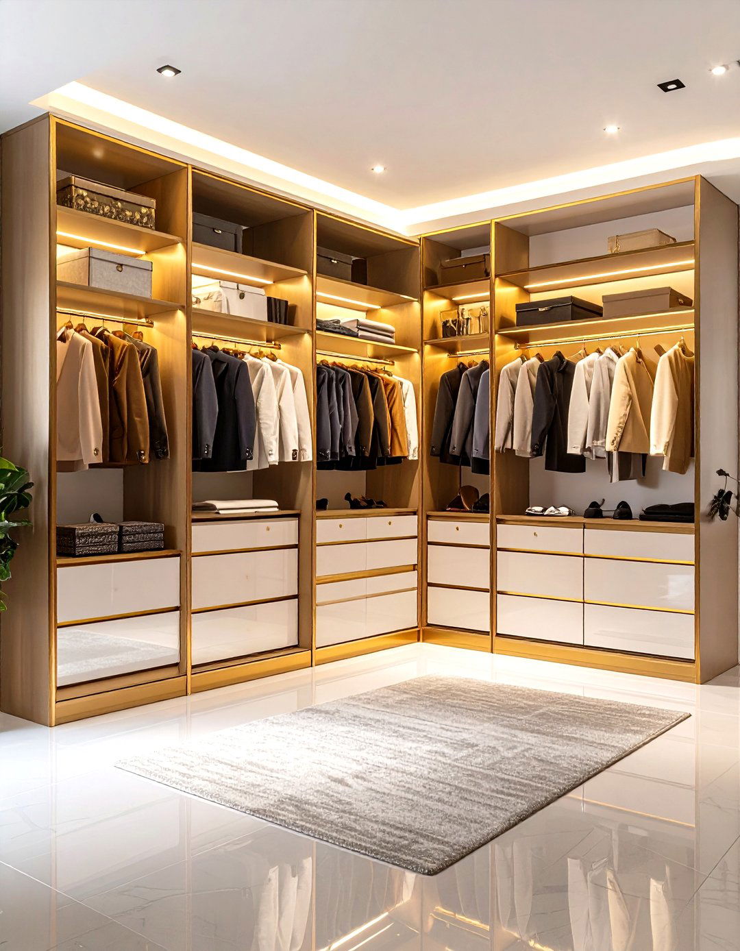 The Mirrored Wall Closet - 30 design closet ideas