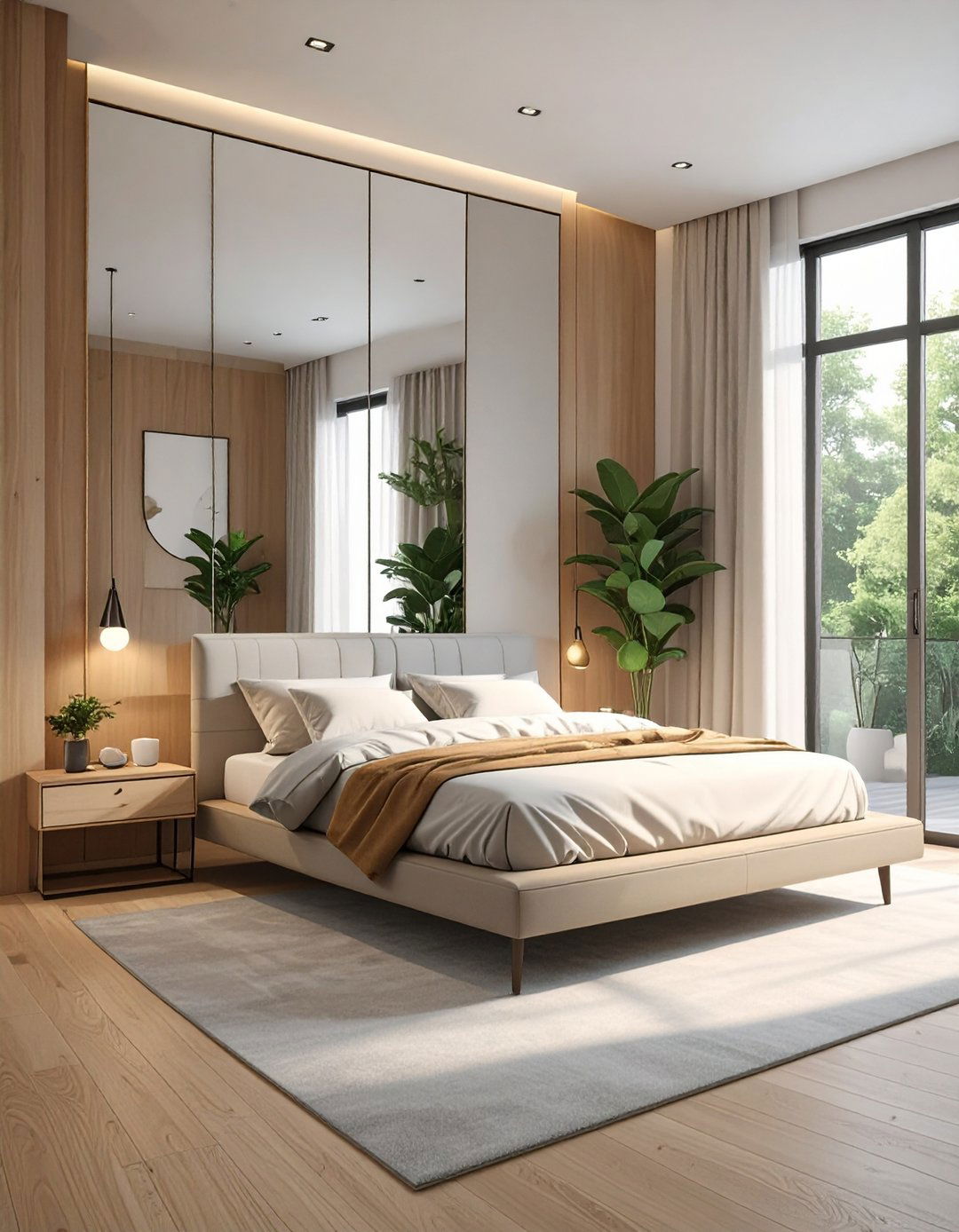 The Mirrored Walls Minimalist Small Space - 30 minimalist interior design ideas