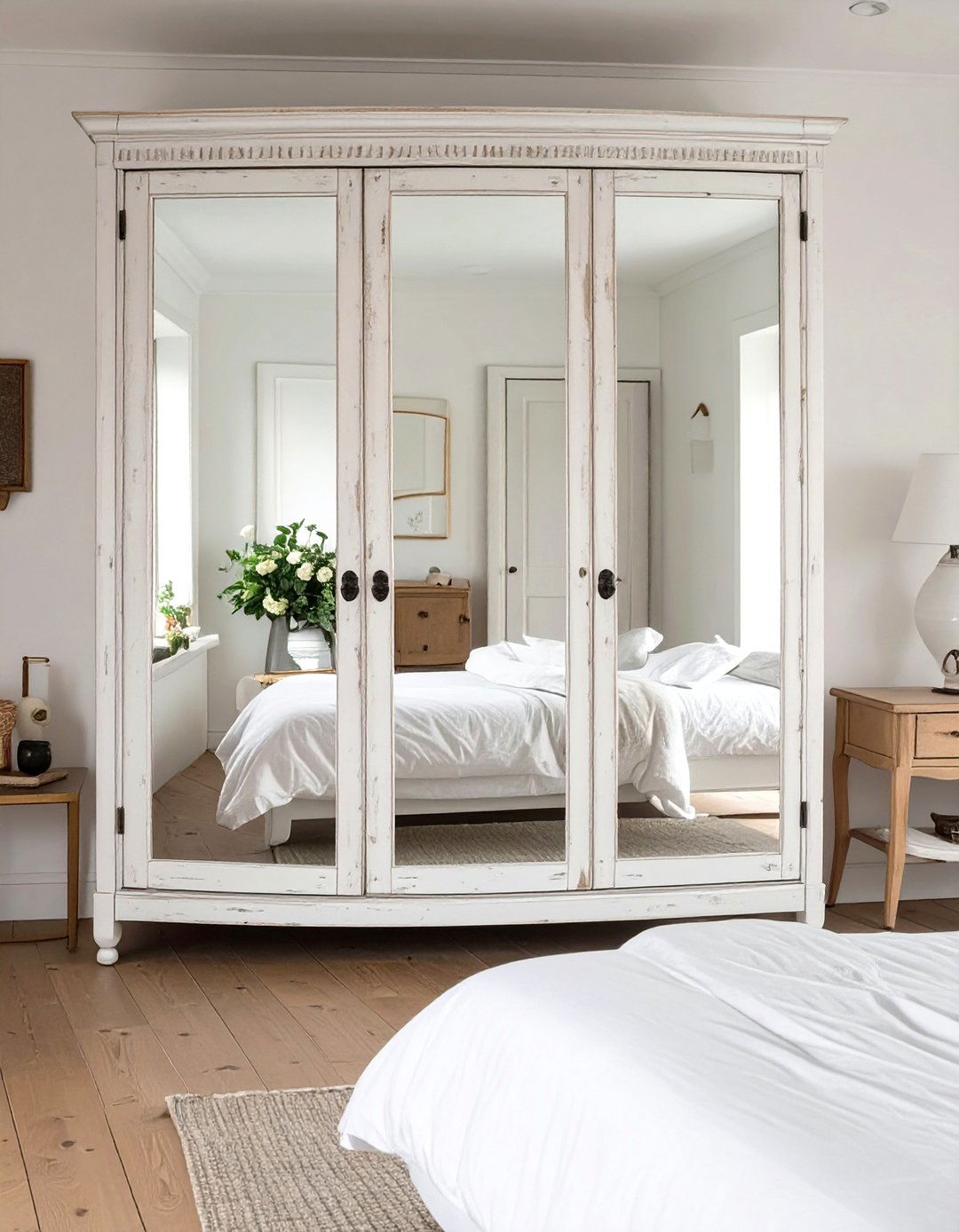 The Mirrored Wardrobe Bedroom - 30 french country bedroom ideas