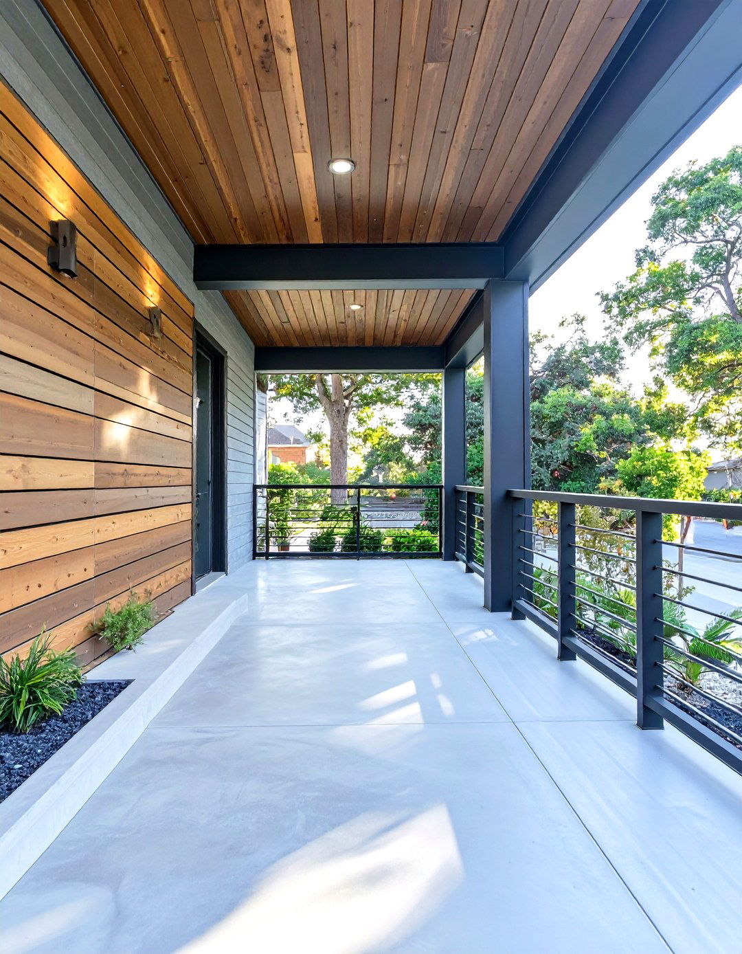 The Mixed Materials Porch - 30 modern front porch ideas