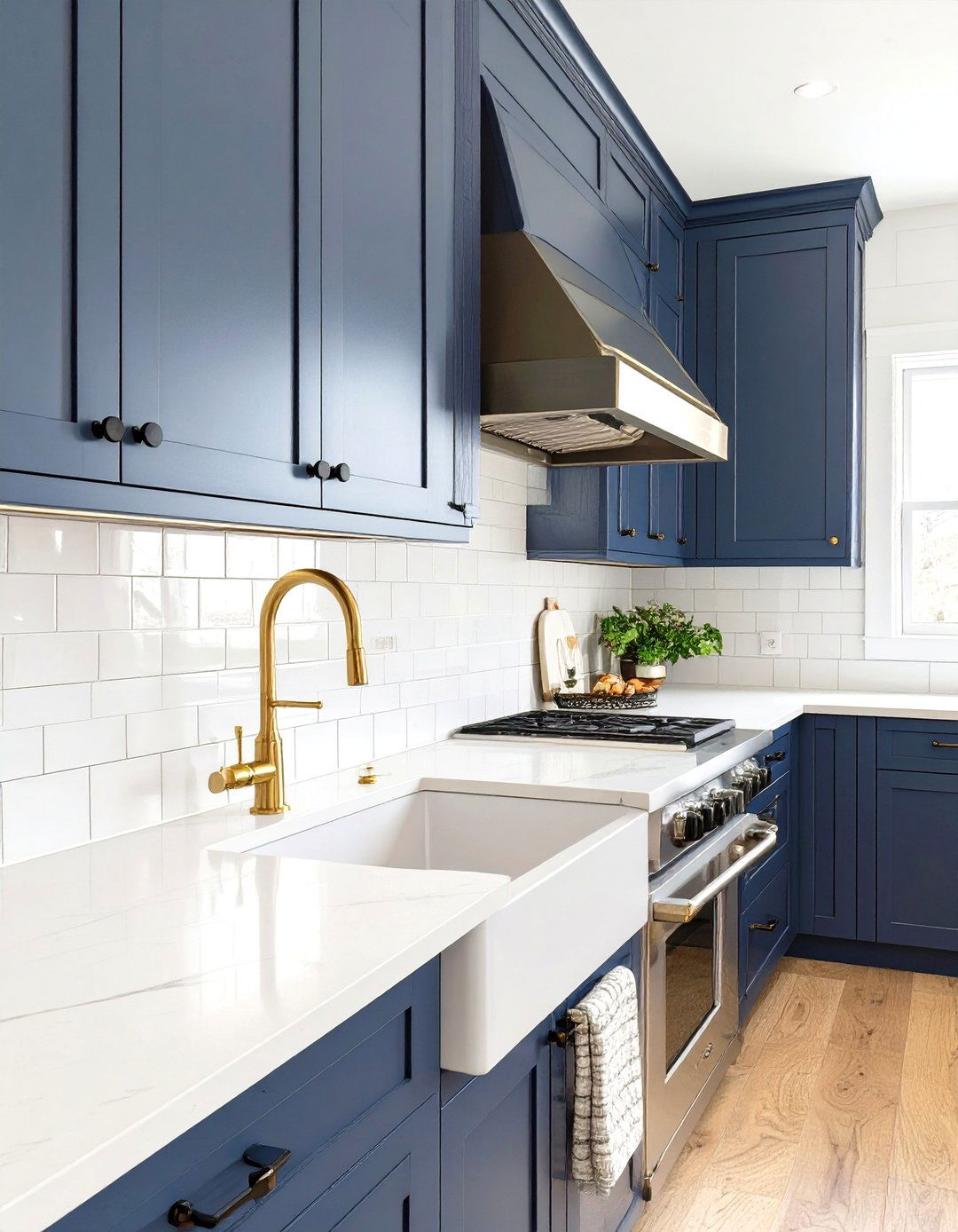 The Mixed Metals Kitchen - 30 modern farmhouse kitchen ideas