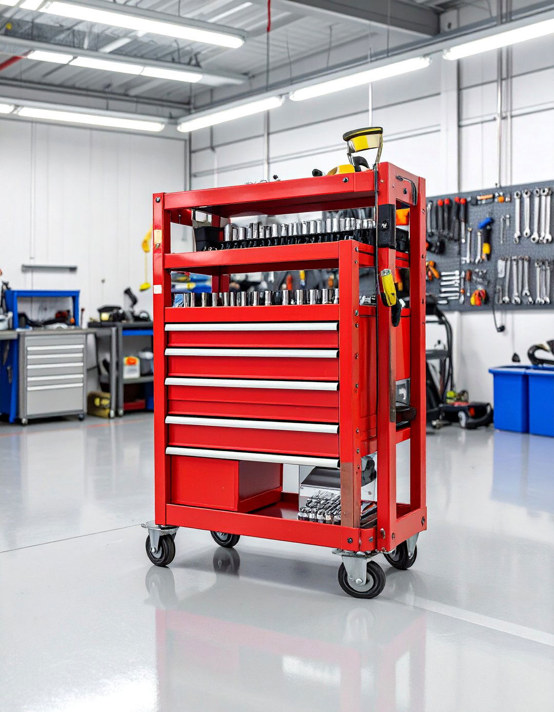 The Mobile Automotive Repair Station - 30 garage tool organization ideas