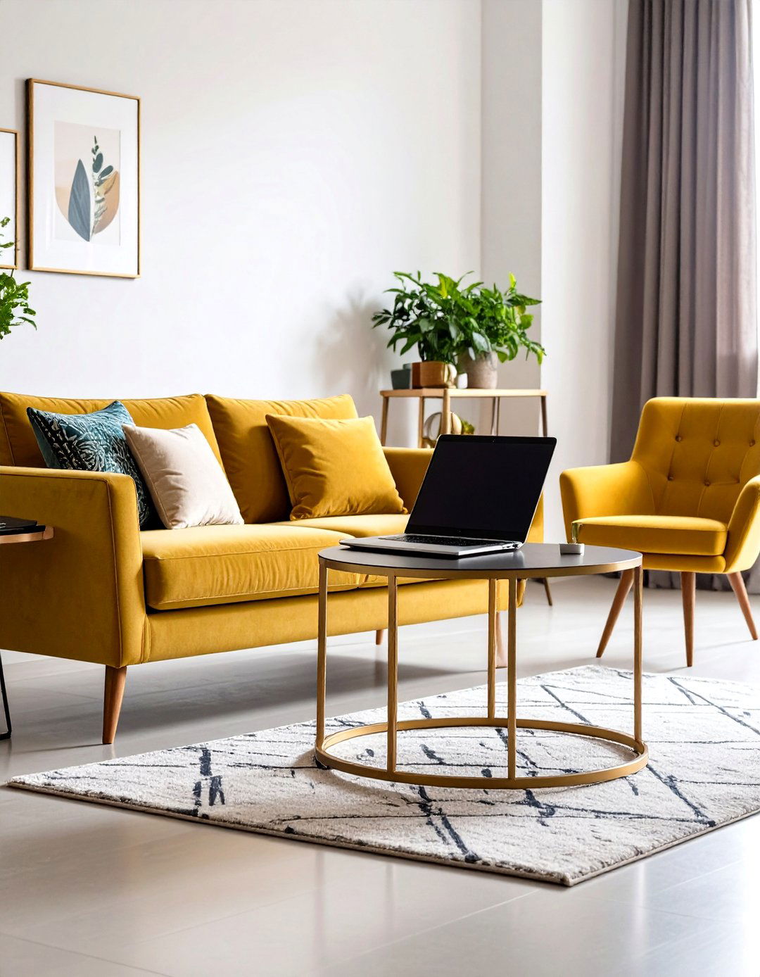 The Mobile C Table Workstation Living Room Office - 30 living room office ideas