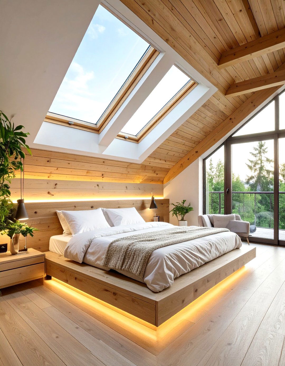The Modern A Frame Loft Bedroom - 30 cabin bedroom ideas