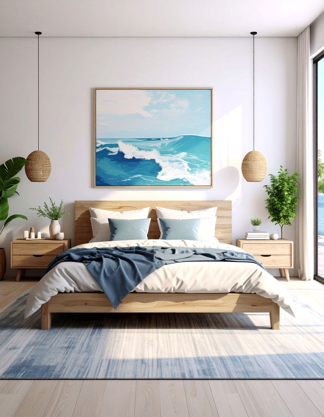 The Modern Coastal Bedroom - 30 2025 bedroom trends