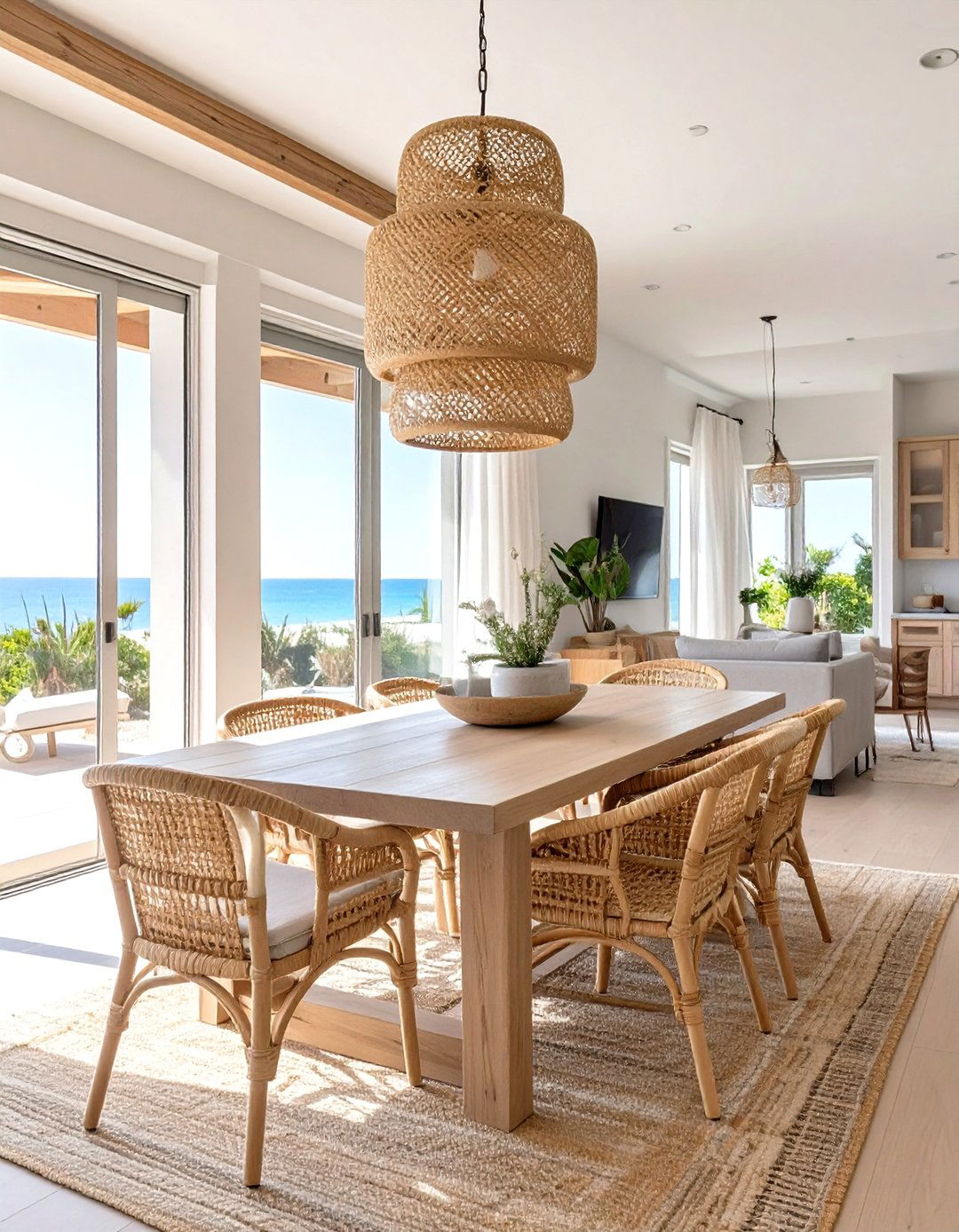 The Modern Coastal Dining Area - 30 interior design images ideas