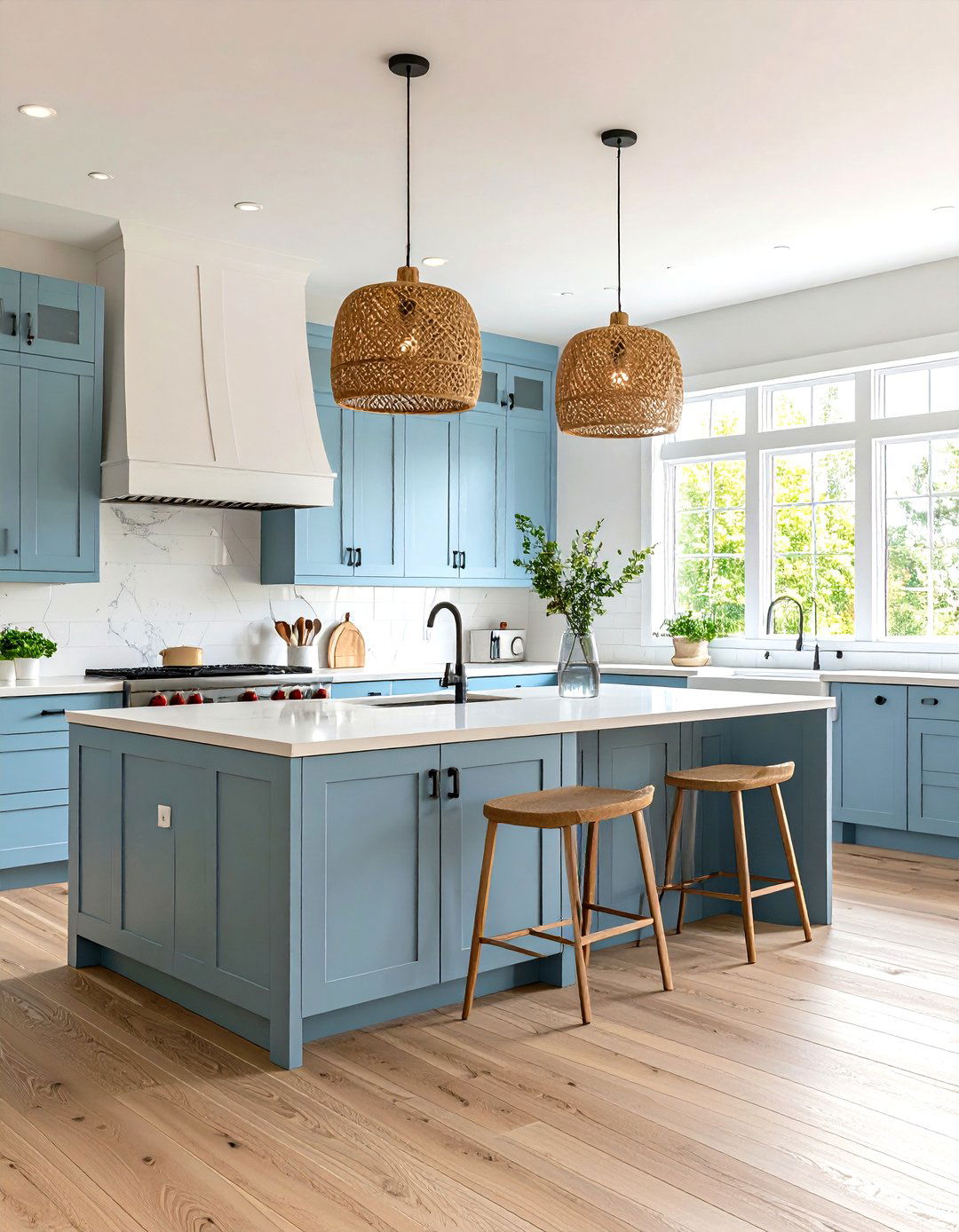 The Modern Coastal Kitchen - 30 kitchen remodel ideas 2025