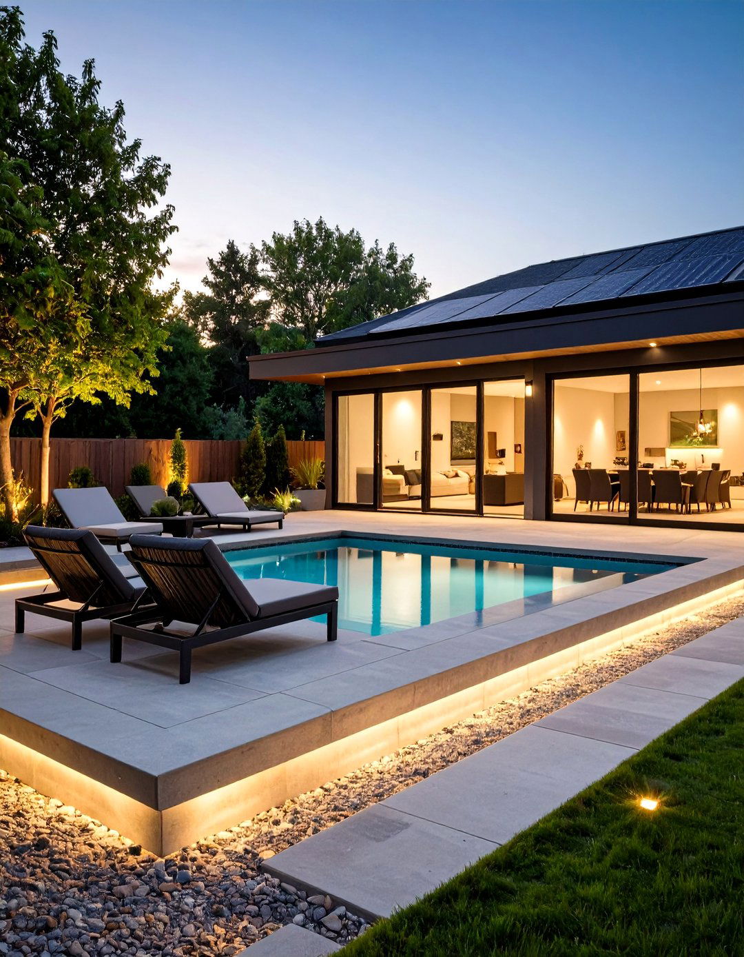 The Modern Concrete Block Pool - 30 affordable backyard pool ideas on a budget