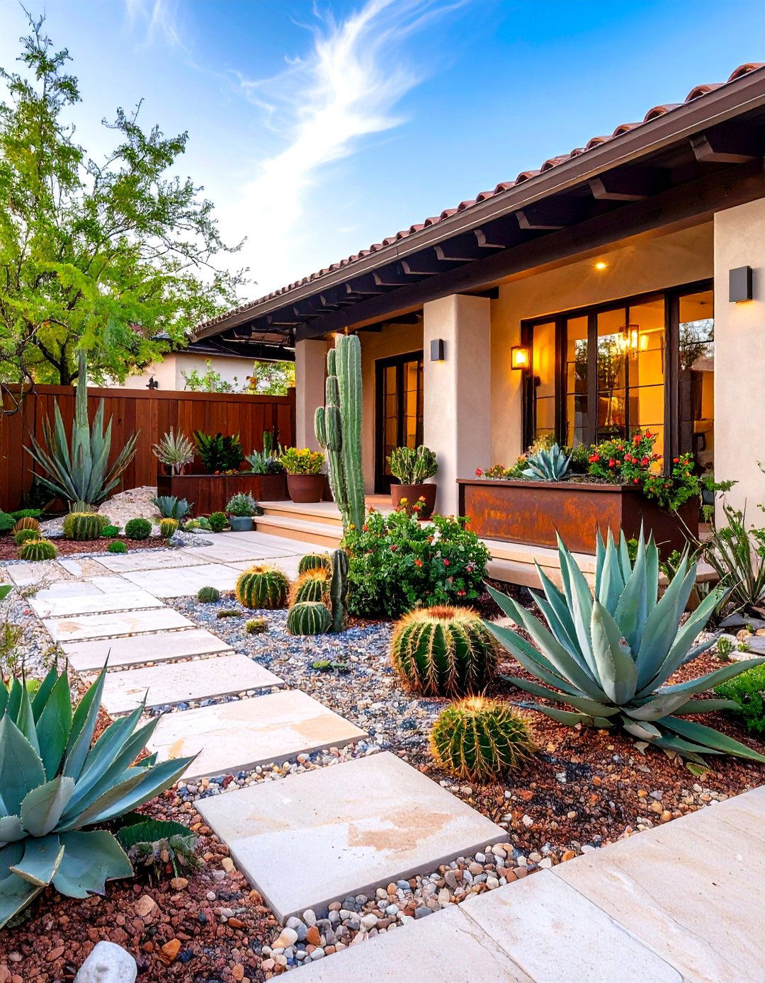 The Modern Desert Landscape - 30 front yard curb appeal ideas
