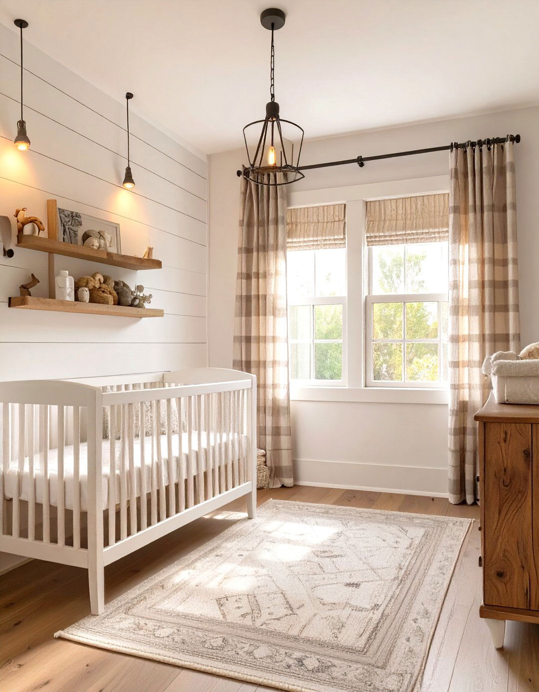 The Modern Farmhouse Baby Girl Room - 30 modern baby girl room ideas