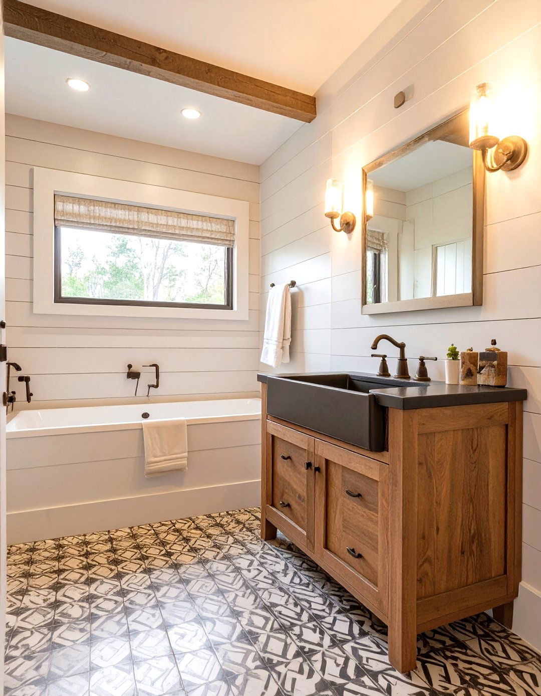 The Modern Farmhouse Bathroom - 30 design my bathroom ideas