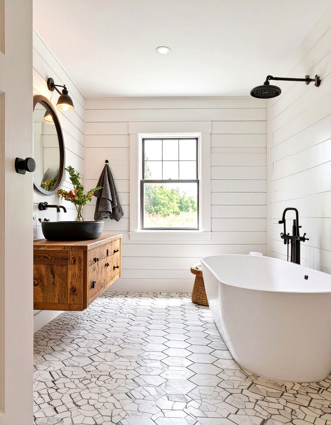 The Modern Farmhouse Bathroom - 30 bathroom ideas photo gallery