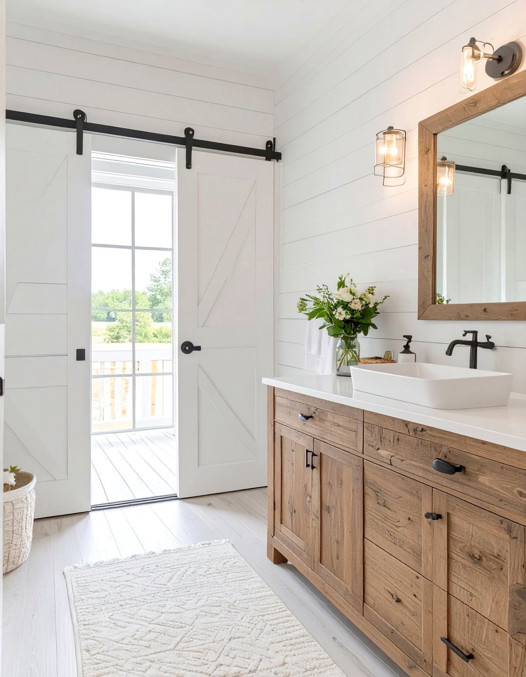 The Modern Farmhouse Bathroom - 30 bathroom update ideas