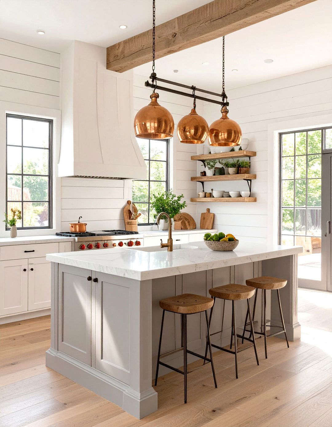 The Modern Farmhouse Culinary Hub - 30 chefs kitchen design ideas