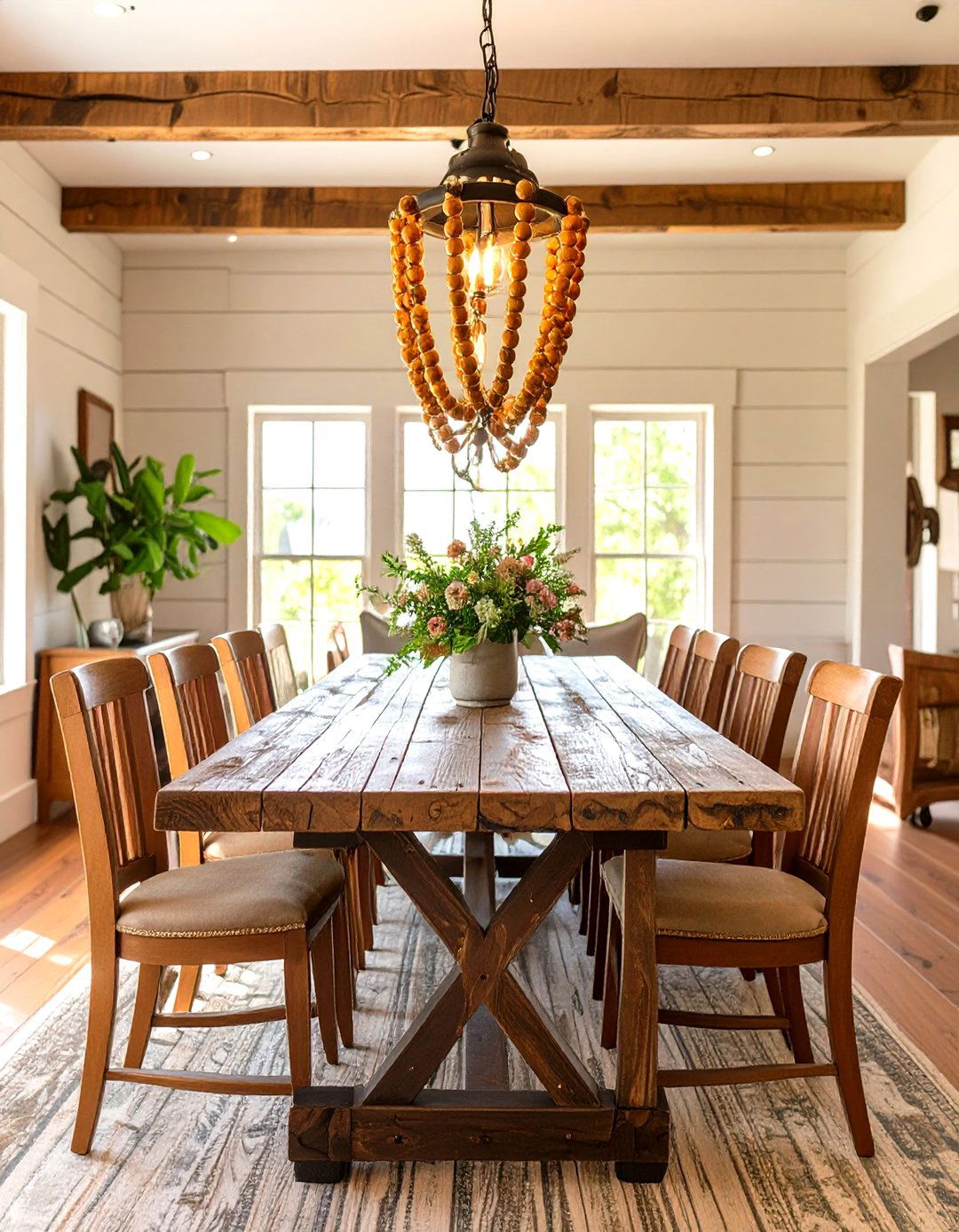 The Modern Farmhouse Dining Room - 30 home decor ideas thehometrotters