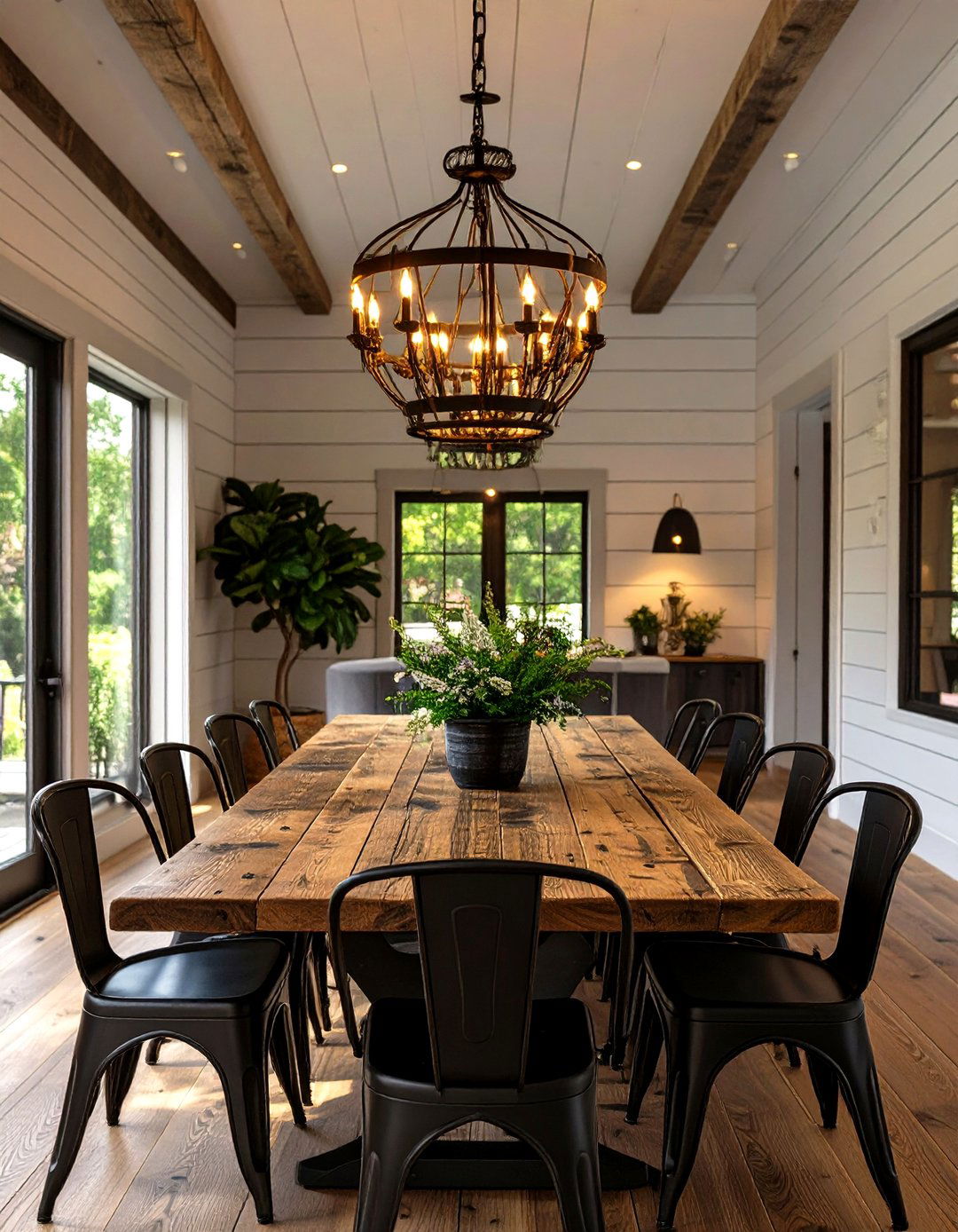 The Modern Farmhouse Dining Room - 30 home design games ideas