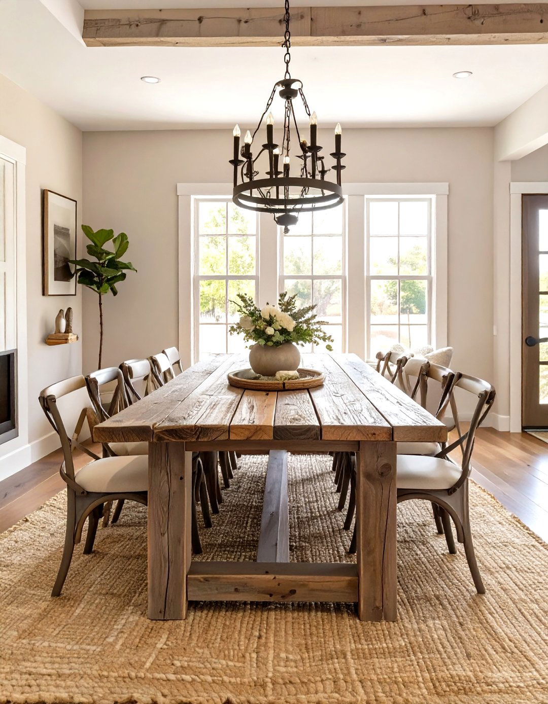 The Modern Farmhouse Dining Room - 30 interior design websites free ideas