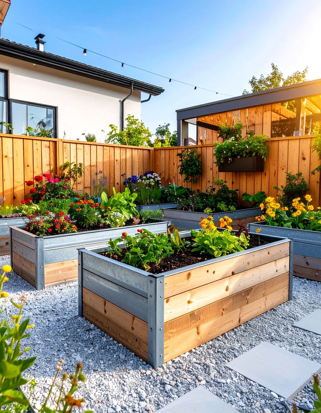 The Modern Farmhouse Garden - 30 garden landscape ideas