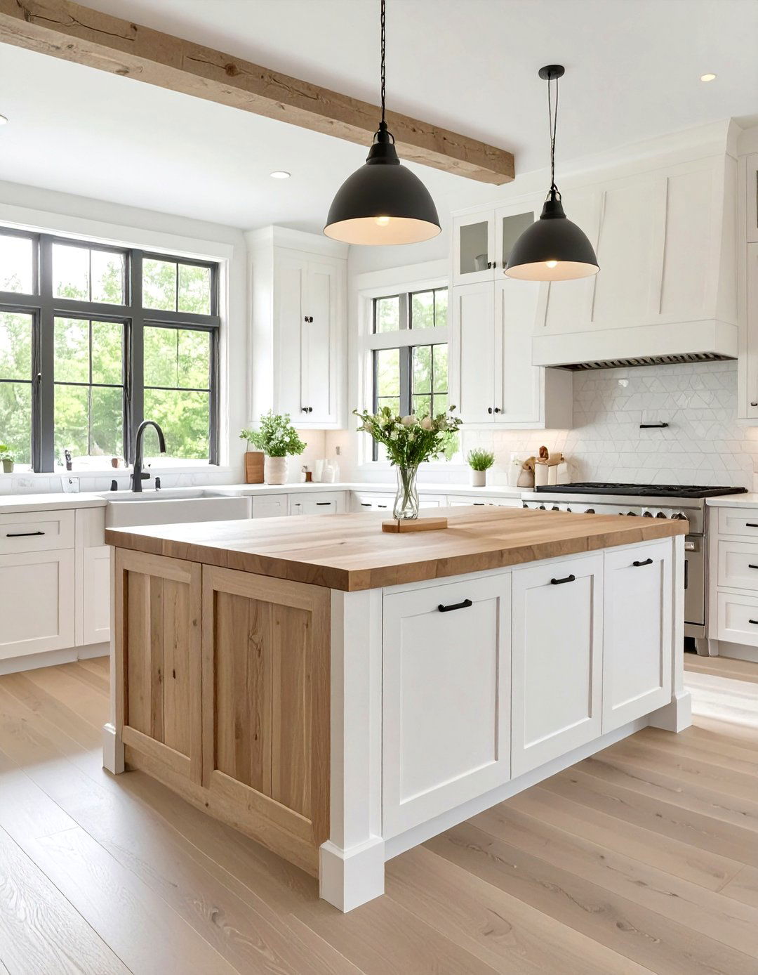 The Modern Farmhouse Kitchen - 30 free kitchen design ideas