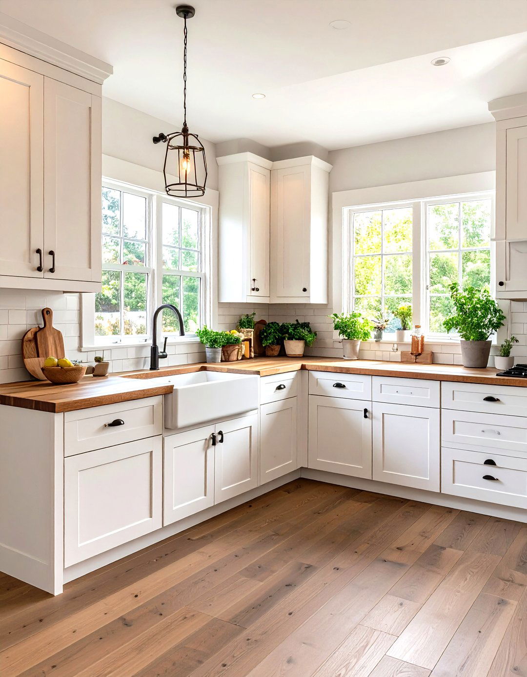 The Modern Farmhouse Kitchen - 30 limited space small l shaped kitchen design ideas