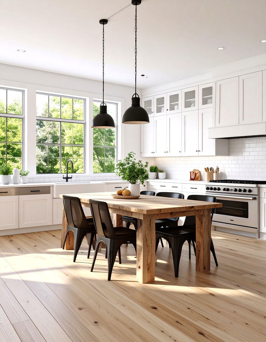 The Modern Farmhouse Kitchen Dining Room - 30 kitchen dining room ideas