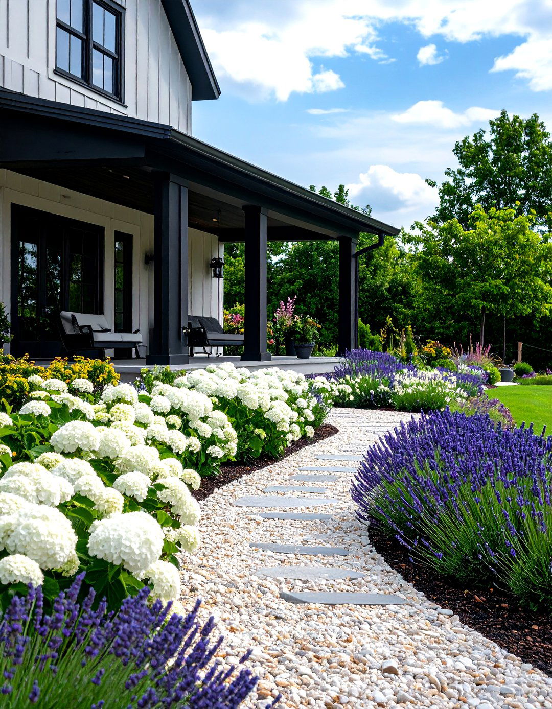 The Modern Farmhouse Landscape - 30 landscape design plans ideas
