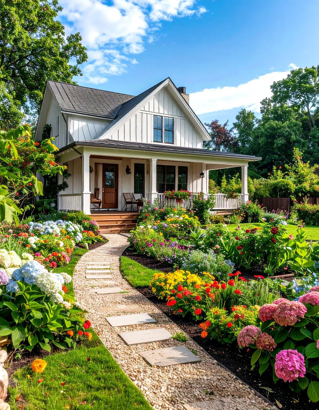 The Modern Farmhouse Landscape - 30 layout landscape design plans ideas