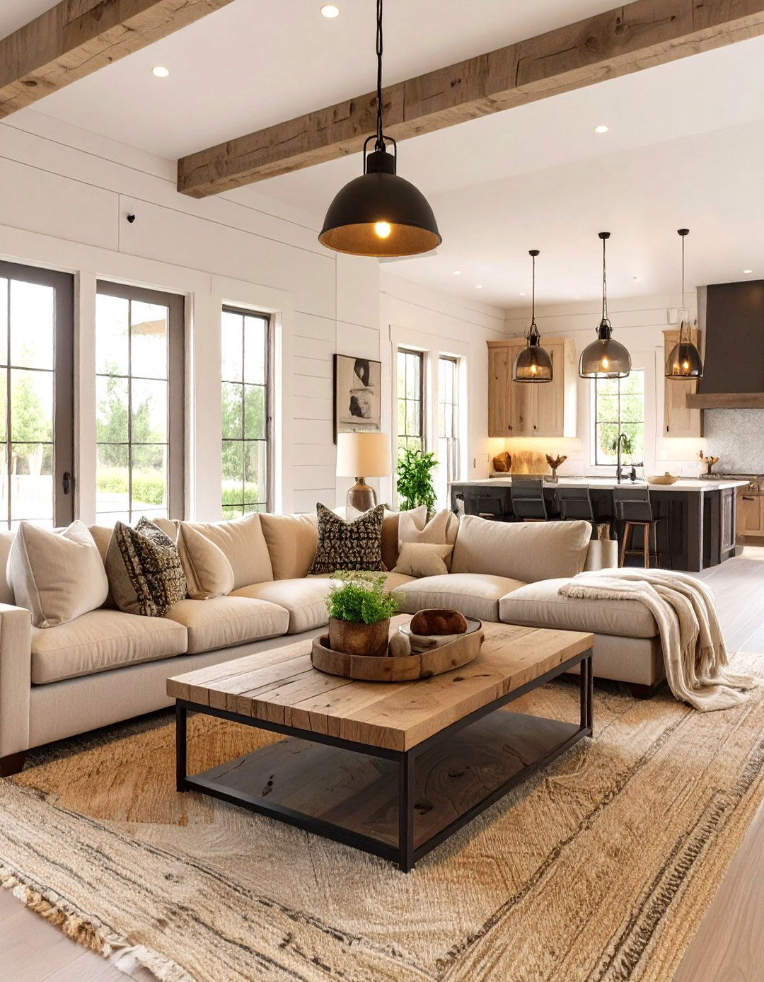 The Modern Farmhouse Living Room - 30 how to design a living room ideas