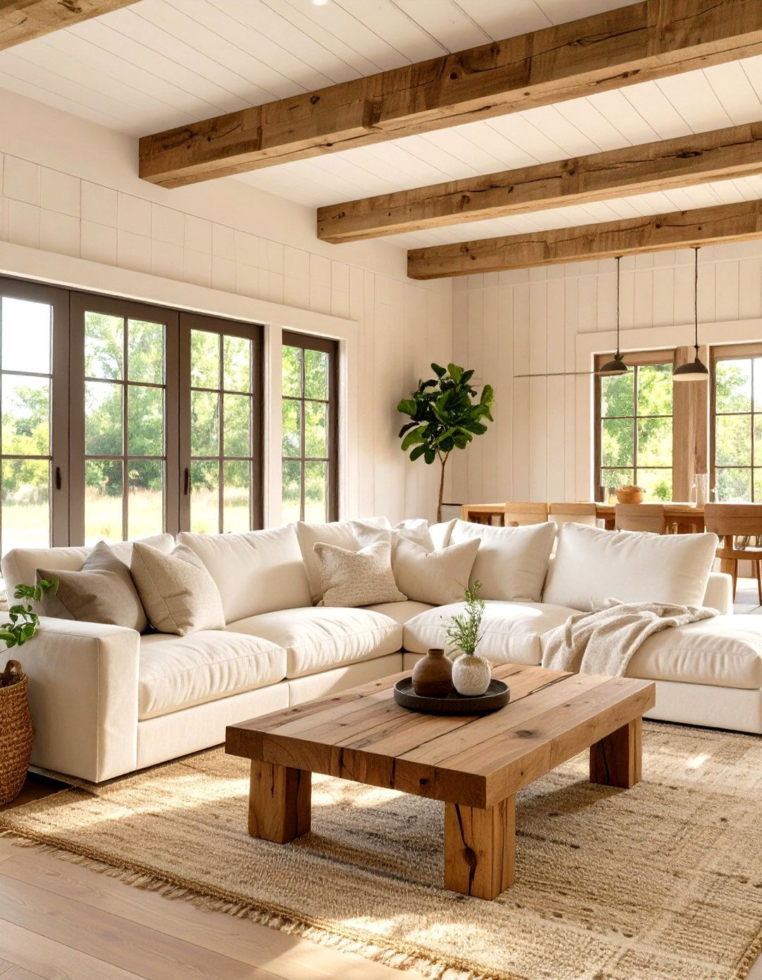 The Modern Farmhouse Living Room - 30 interior design pictures ideas