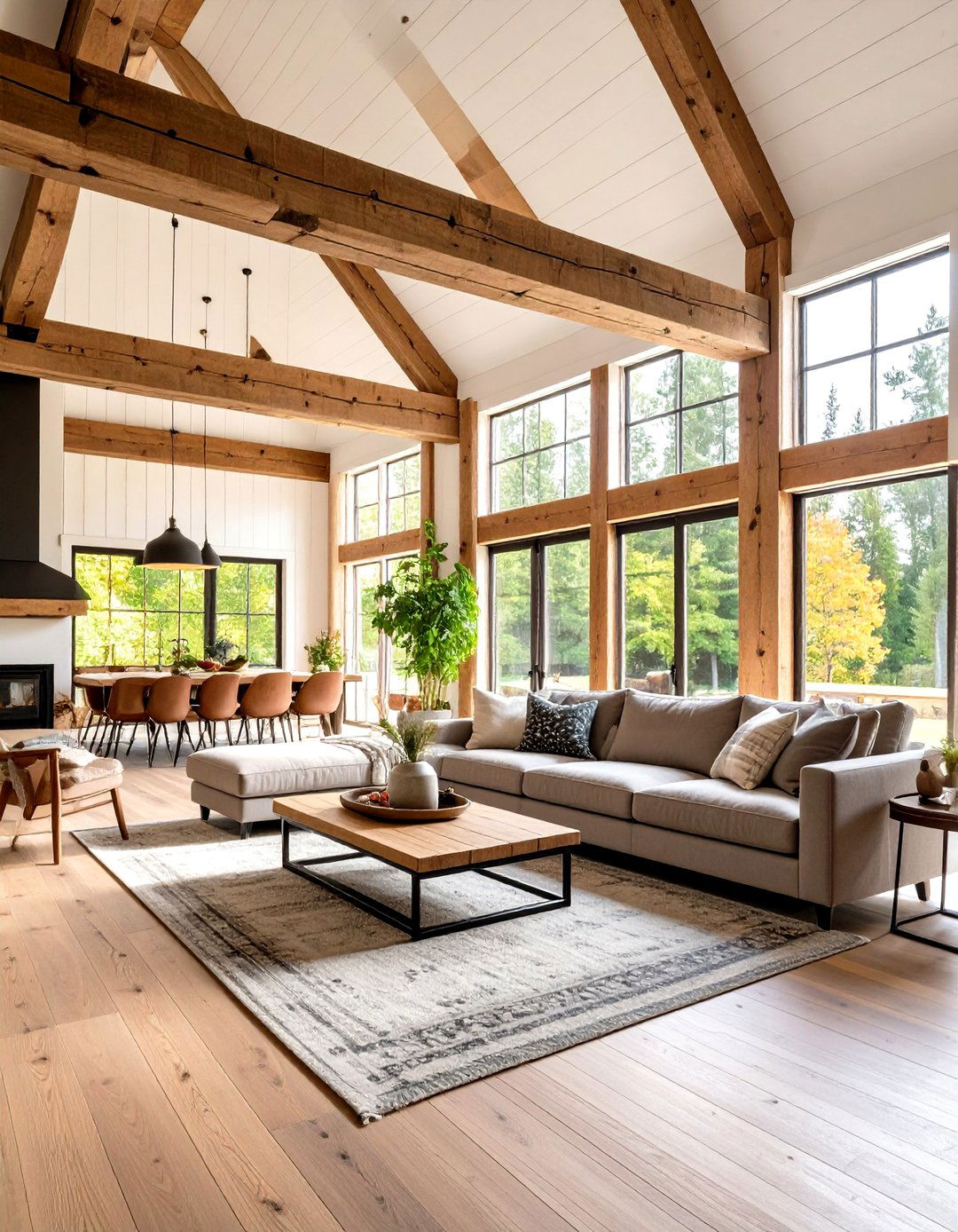 The Modern Farmhouse Living Room - 30 living room remodel ideas