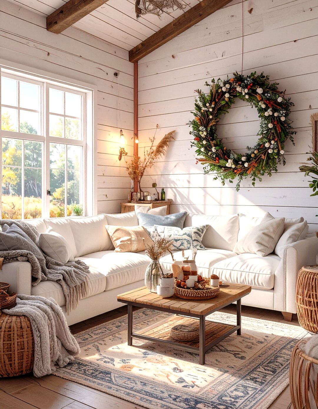 The Modern Farmhouse Living Room - 30 mobile home living room ideas