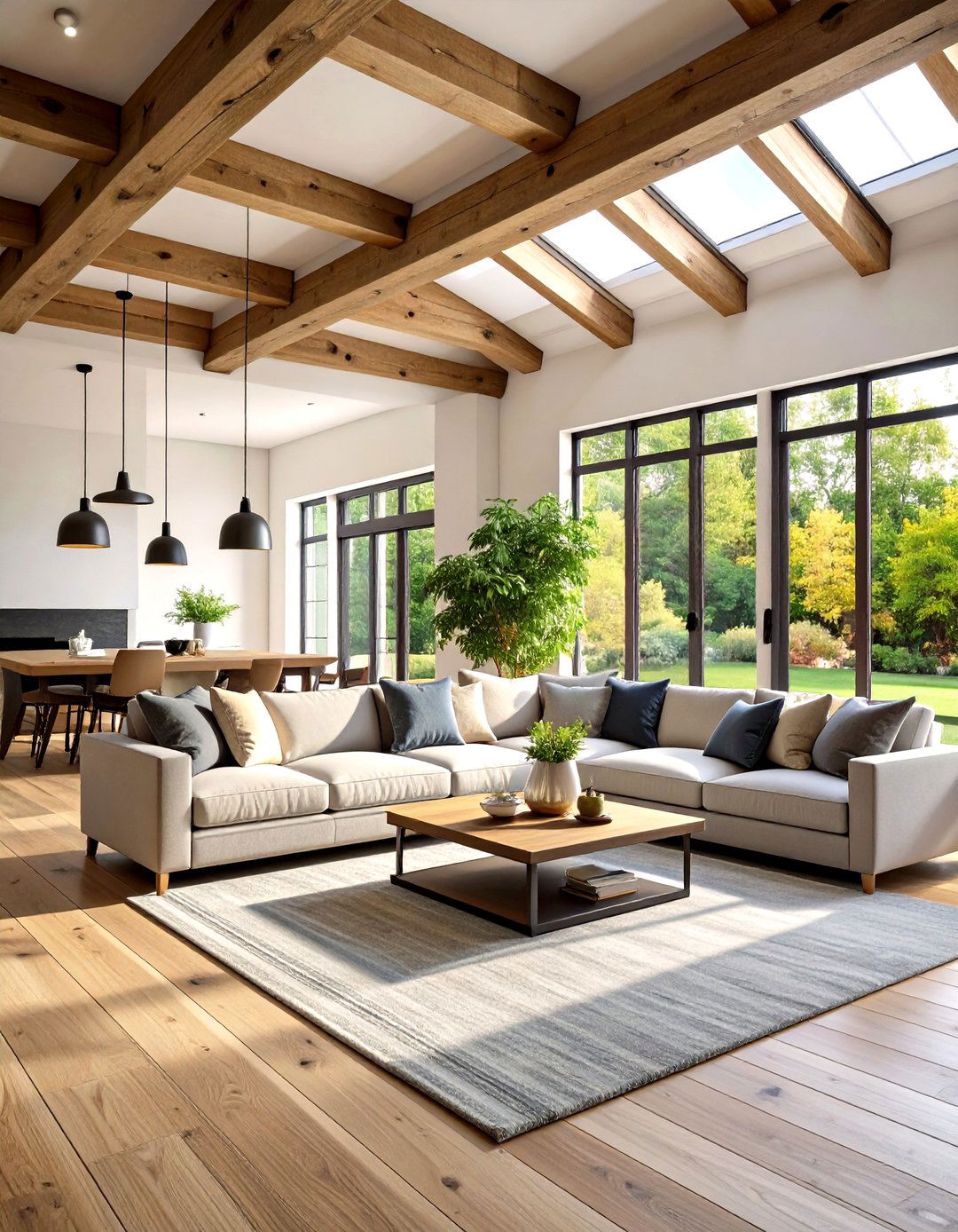 The Modern Farmhouse Living Room - 30 decorating ideas for living room