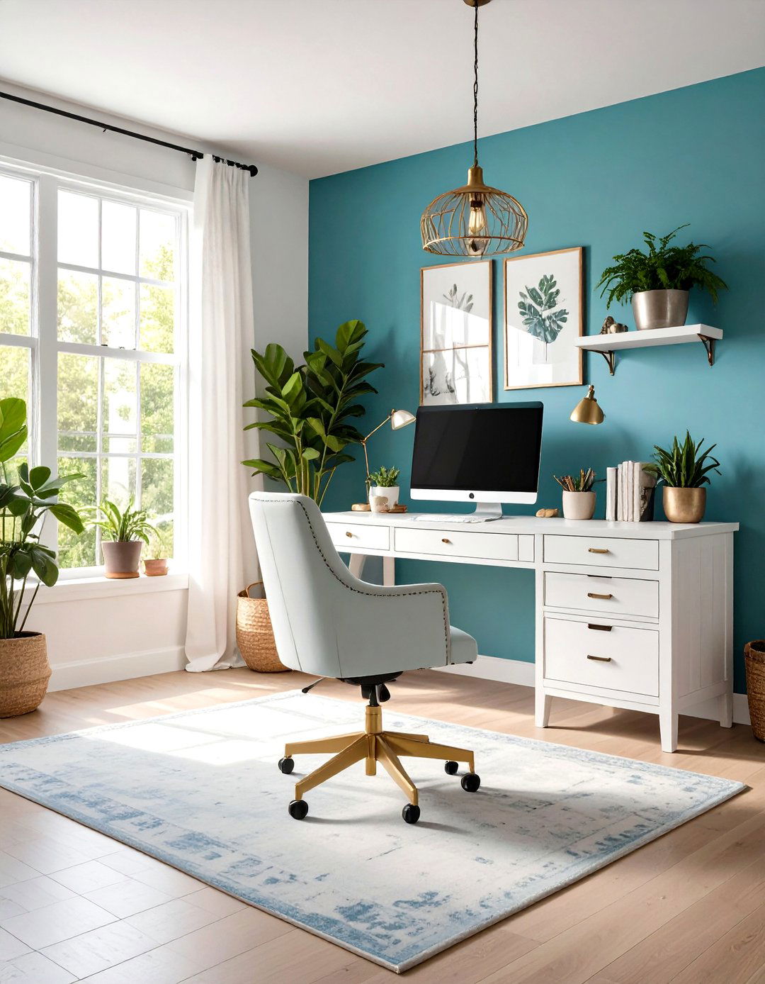 30 Living Room Office Ideas for a Productive Space - We Love Home Blog