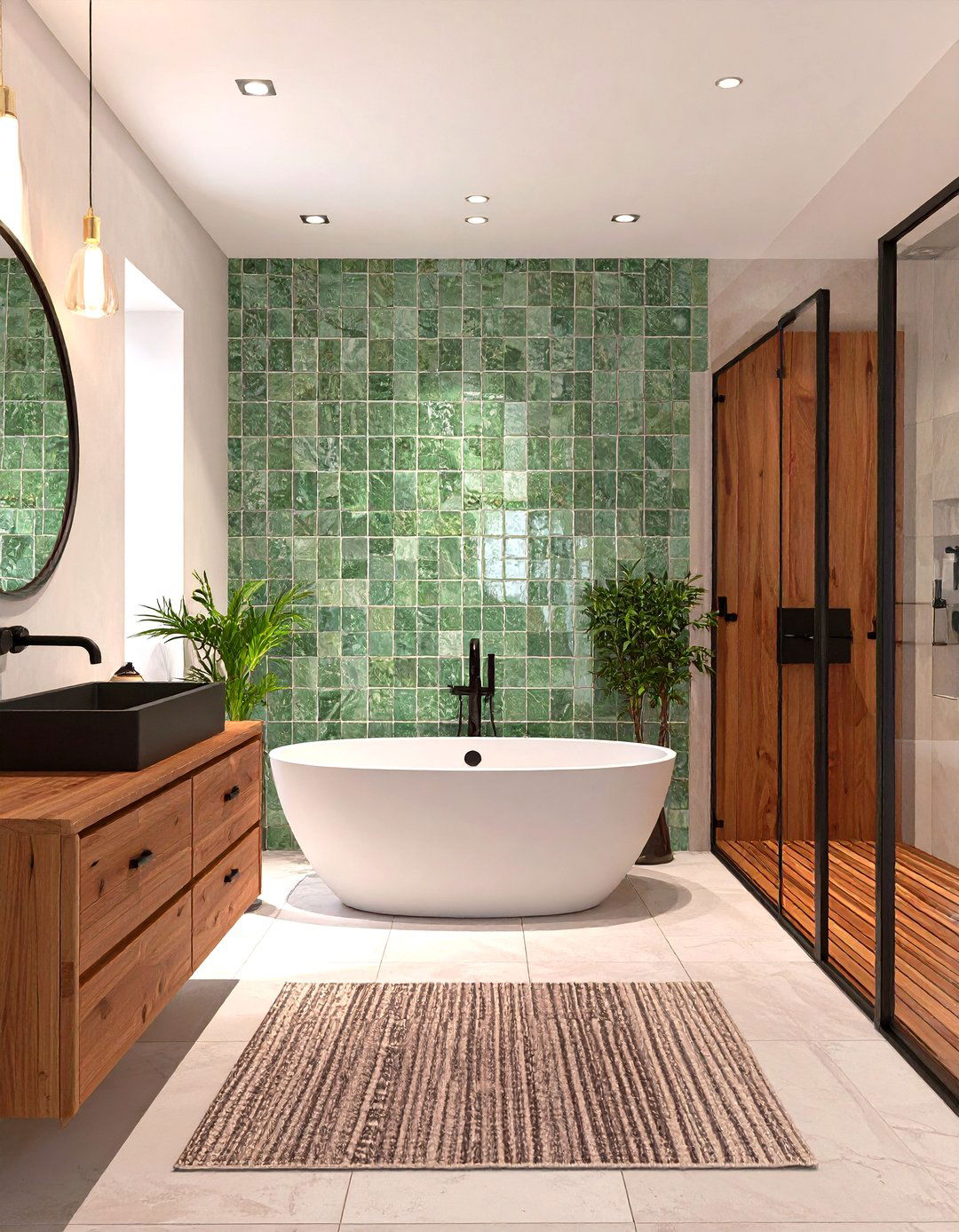 The Modern Farmhouse Mediterranean Bathroom - 30 modern mediterranean interior design ideas