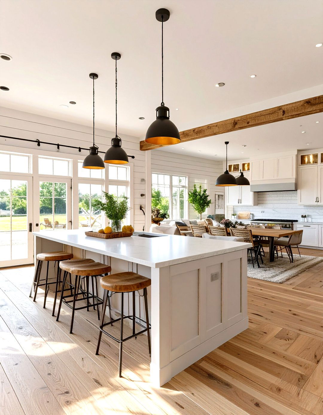 The Modern Farmhouse Open Plan - 30 interior design floor plan ideas