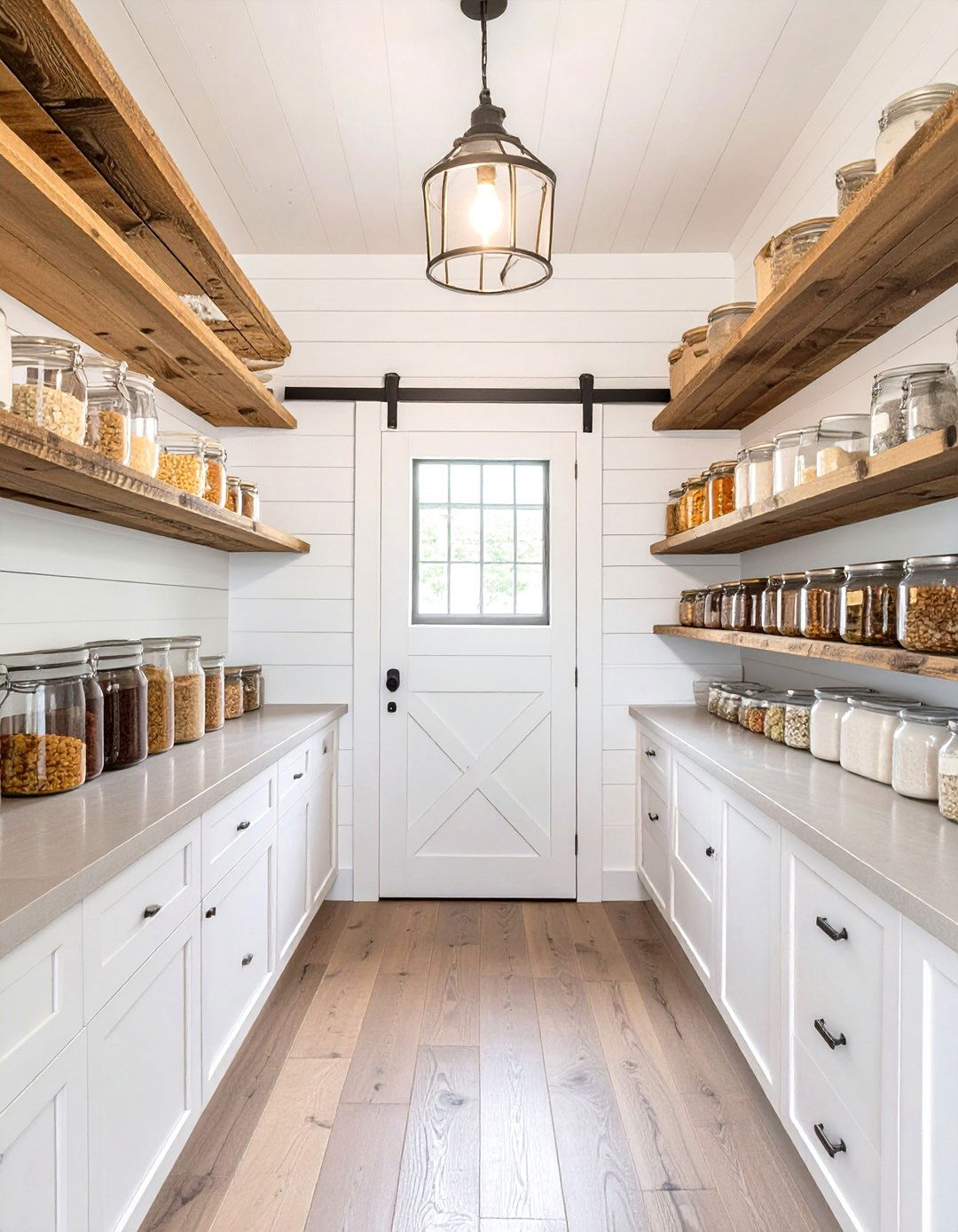 The Modern Farmhouse Pantry - 30 custom pantry ideas