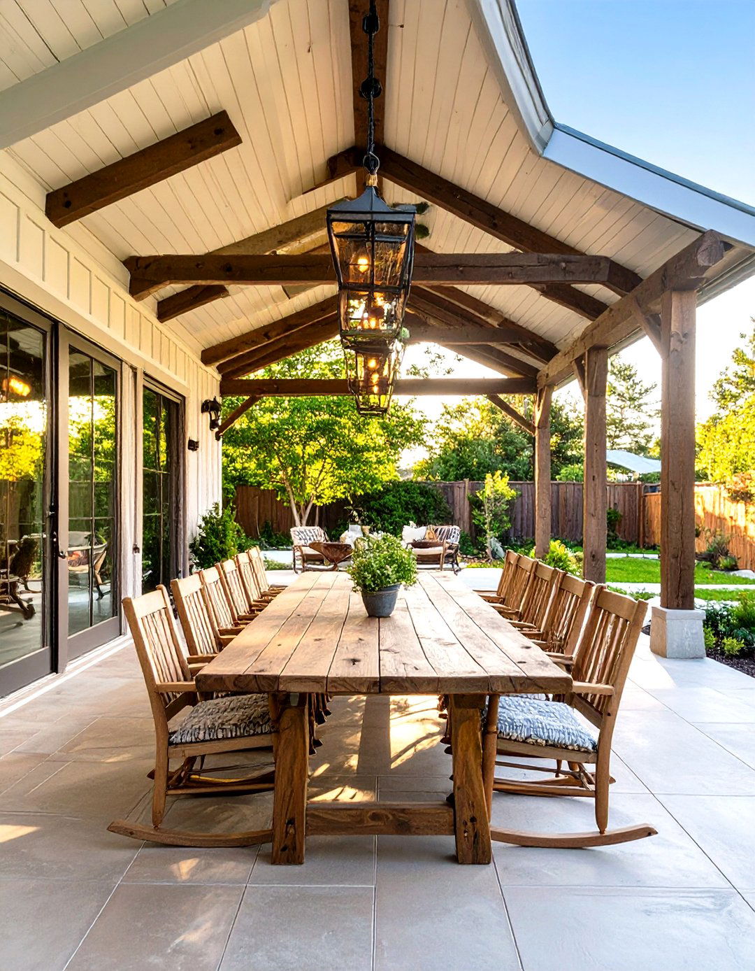 The Modern Farmhouse Patio - 30 modern patio ideas