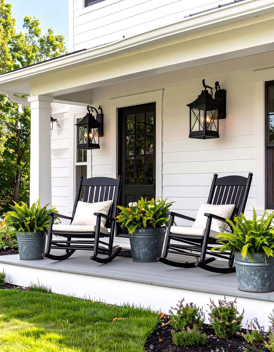 The Modern Farmhouse Porch - 30 front porch decorating ideas