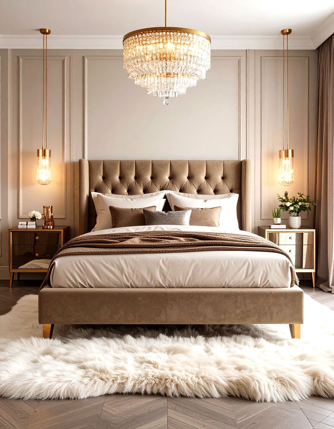 The Modern Glam Bedroom - 30 dream bedroom ideas
