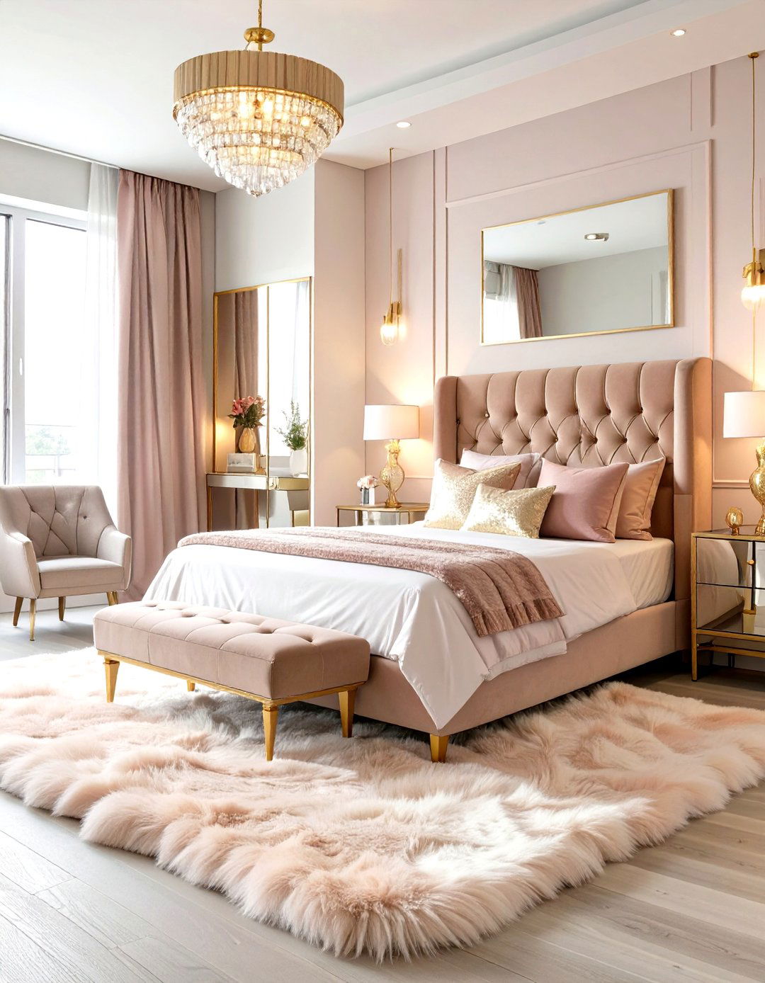 The Modern Glam Dorm Room - 30 dorm room ideas for girls