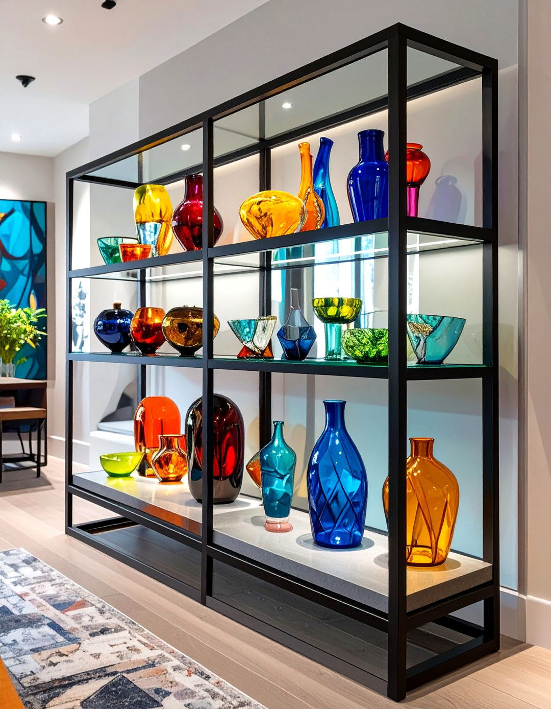 The Modern Glass Display Cabinet - 30 dining room storage ideas
