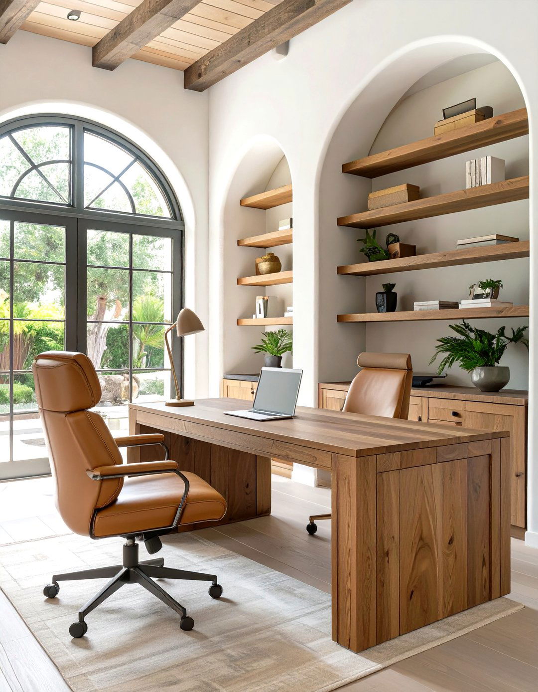 The Modern Hacienda Home Office - 30 modern spanish style interior design ideas