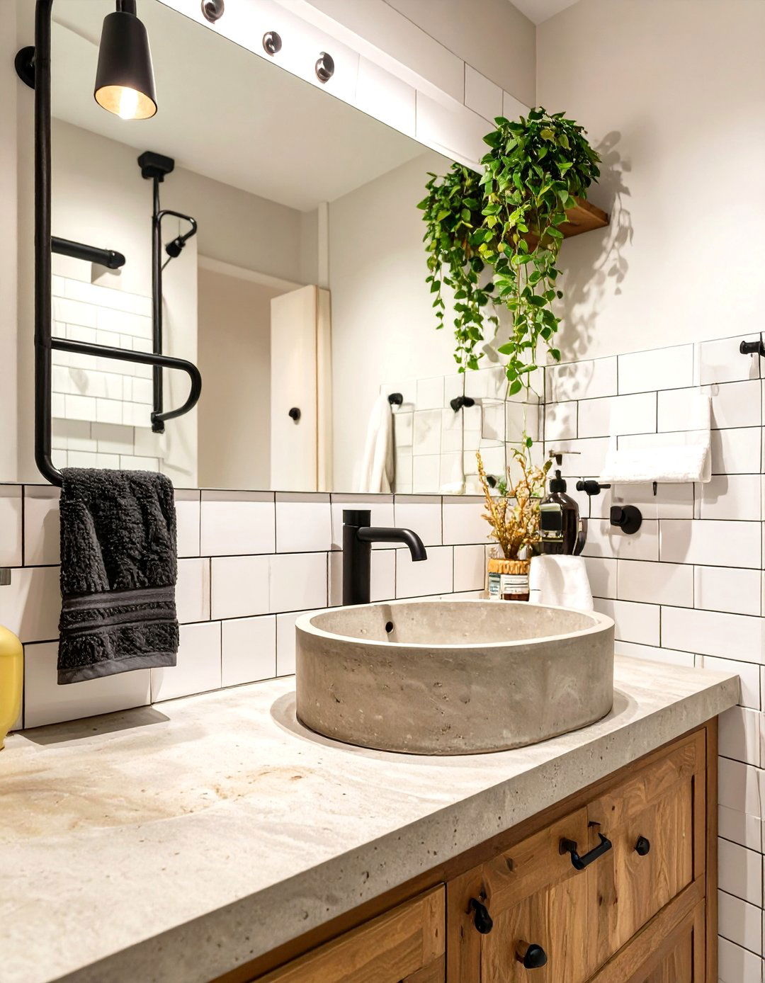 The Modern Industrial Bathroom - 30 boys bathroom ideas