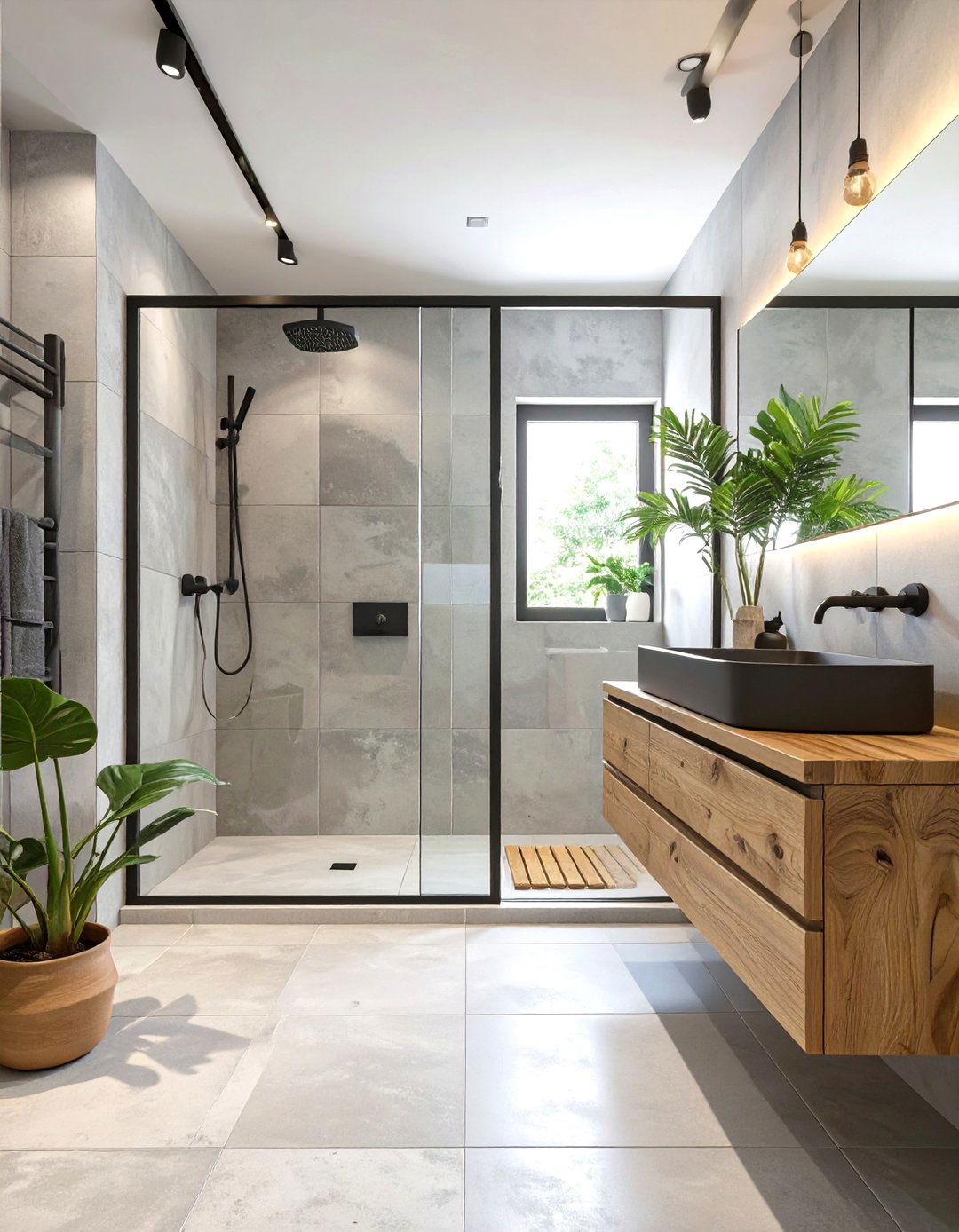 The Modern Industrial Bathroom Sanctuary - 30 modern industrial interior design ideas
