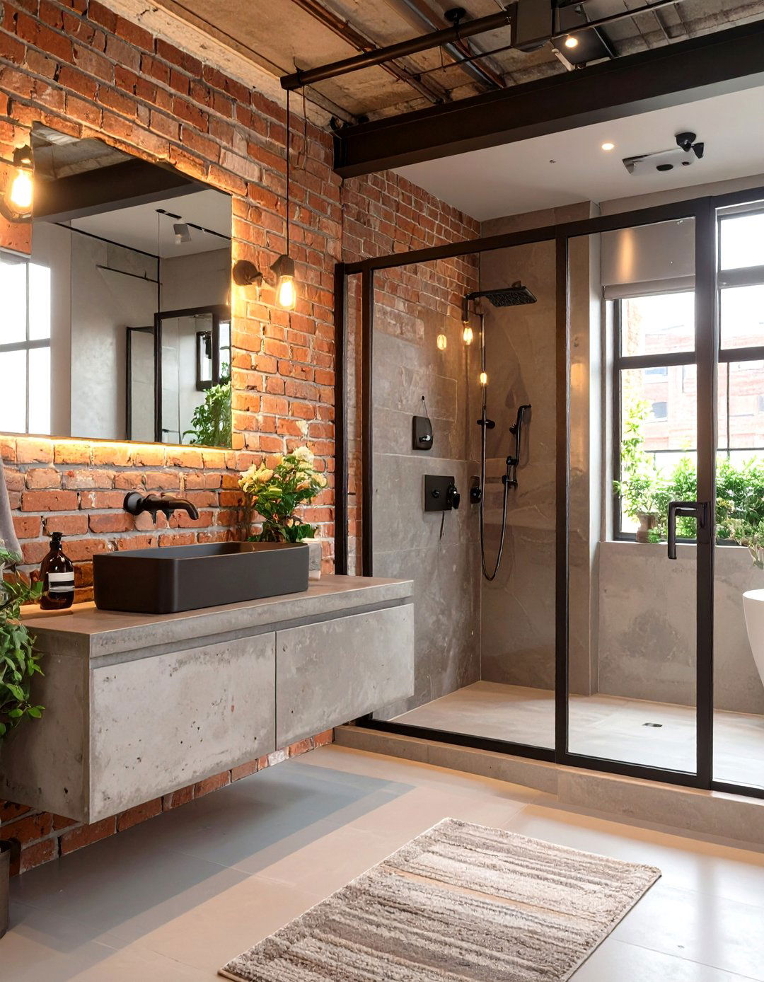 The Modern Industrial Bathroom - 30 bathroom renovation ideas
