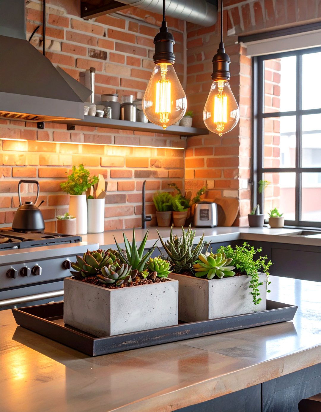 The Modern Industrial Kitchen Island - 30 centerpiece kitchen island decor ideas