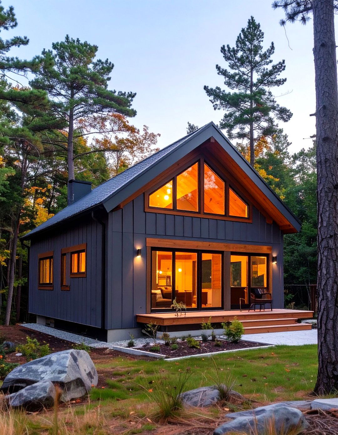 The Modern Metal Clad Cabin - 30 low cost small house design ideas