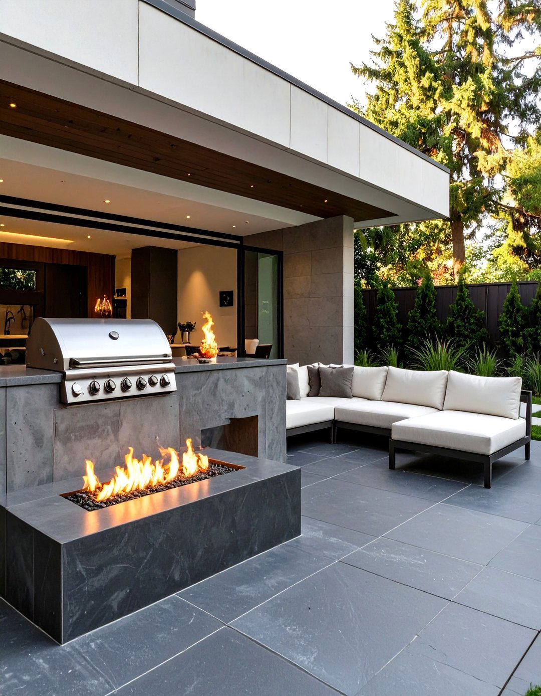 The Modern Minimalist BBQ Patio - 30 bbq patio ideas